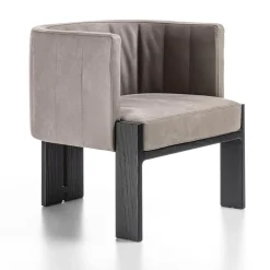 Poltrona Tofane Taupe & Black