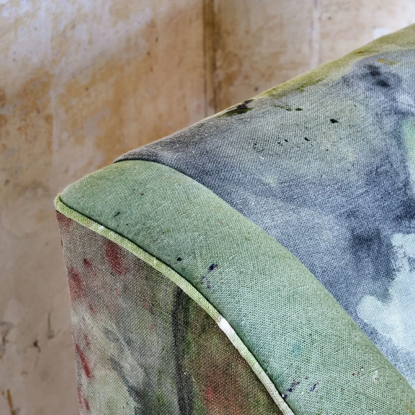 Poltrona Verde e Grigia Collezione Bisanzio