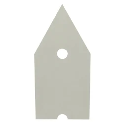 Poltrona Vescovina grigio chiaro di Lanfranco Benvenuti