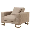 Poltrona Zaffiro Square-Based Beige