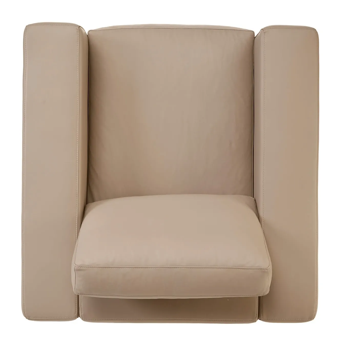 Poltrona Zaffiro Square-Based Beige