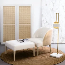 Poltroncina Colette Raffia Tea della collezione Riviera