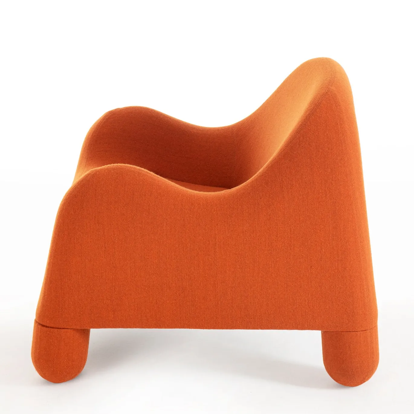 Poltroncina Gomma Arancione di De Pas, D'Urbino, Lomazzi