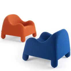 Poltroncina Gomma Blu di De Pas, D'Urbino, Lomazzi