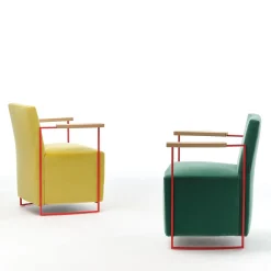 Poltroncina Gotham Small in velluto giallo