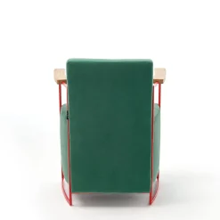 Poltroncina Gotham Small in velluto verde