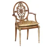 Poltroncina in Stile Hepplewhite Policroma in Faggio