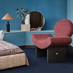 Poltroncina Onika Borgogna
