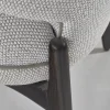 Poltroncina Roselìe in Finitura Ebano e Tessuto Aracaju