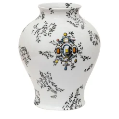Pompei Vaso ad anfora con rami e gioielli h32cm