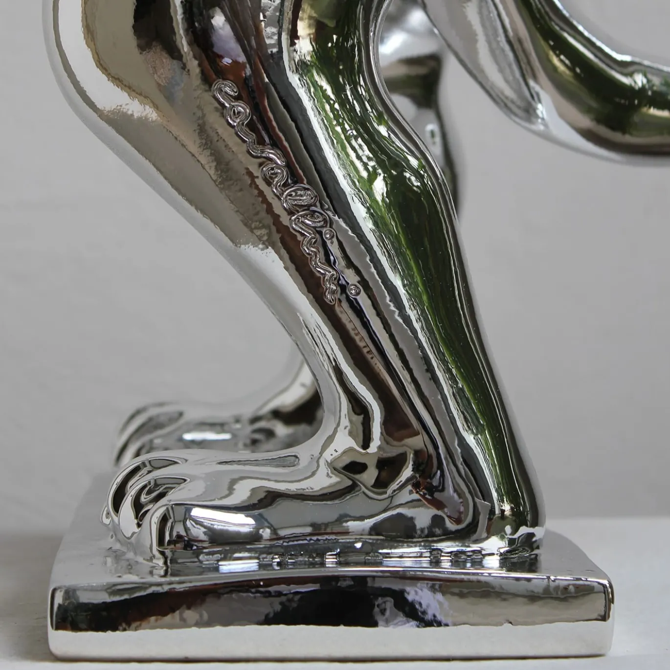 PoPCat Argento Scultura di Sauro Cavallini