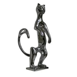 PoPCat Argento Scultura di Sauro Cavallini