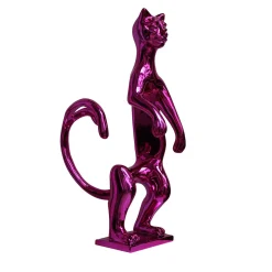 PoPCat Rosa Scultura di Sauro Cavallini