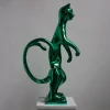 PoPCat Verde Scultura di Sauro Cavallini