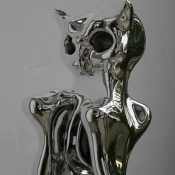PoPOwl Argento Scultura di Sauro Cavallini