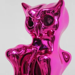 PoPOwl Rosa Scultura di Sauro Cavallini