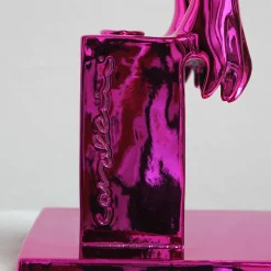 PoPOwl Rosa Scultura di Sauro Cavallini