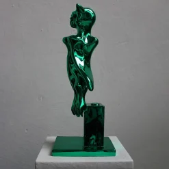 PoPOwl Verde Scultura di Sauro Cavallini