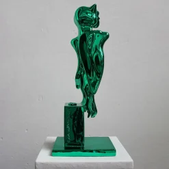 PoPOwl Verde Scultura di Sauro Cavallini