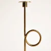 Portacandela Eva in ottone dorato by Gregory Beson