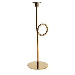 Portacandela Eva in ottone dorato by Gregory Beson