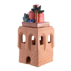 Portacandela in terracotta Felicissima San Cataldo