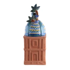 Portacandela in terracotta Felicissima Santa Caterina