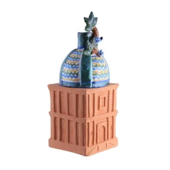Portacandela in terracotta Felicissima Santa Caterina