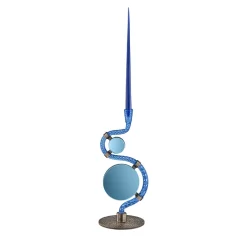Portacandele Double-Face Blu 