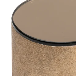Portacandele Ebriat medio bronzo in cemento