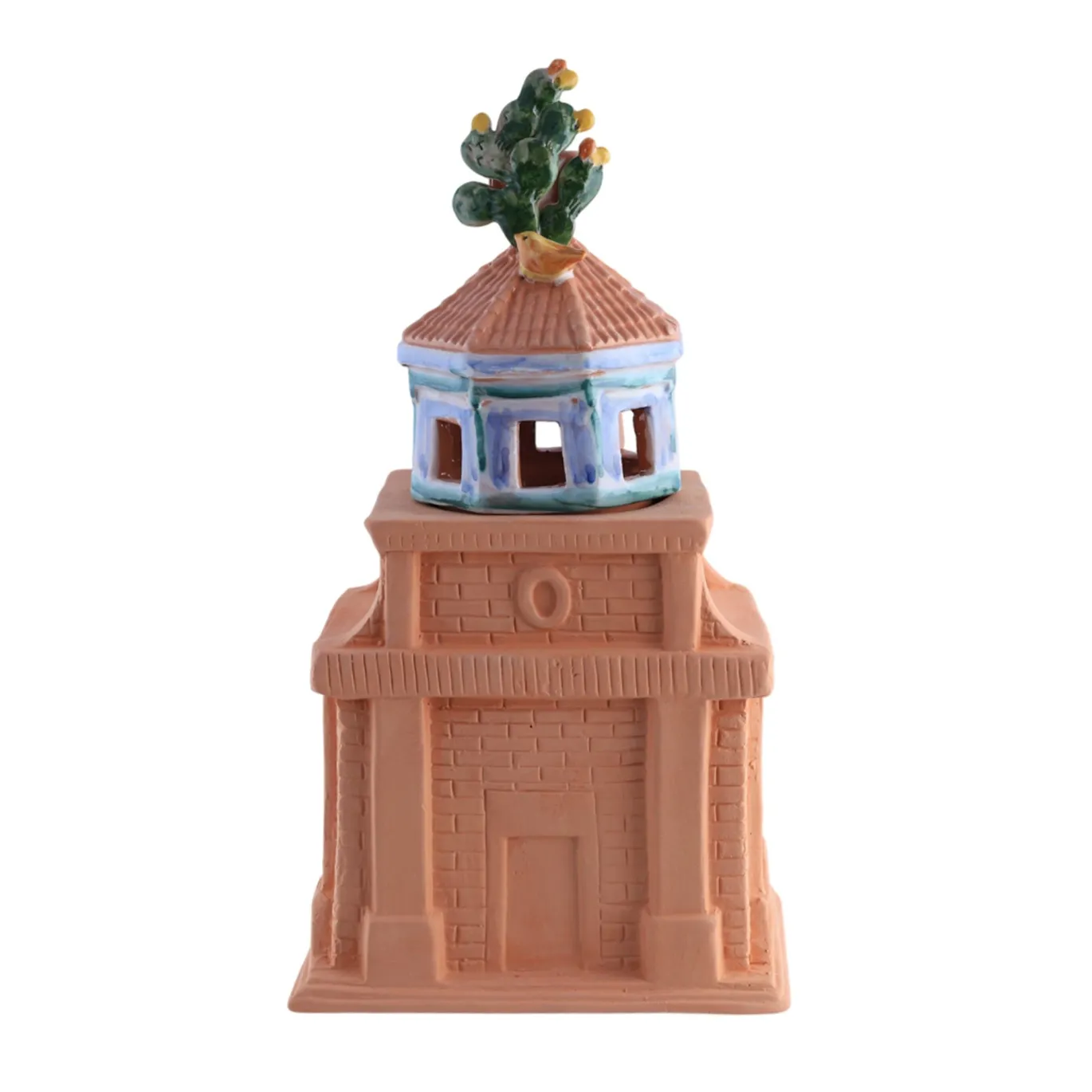 Portacandele in terracotta Felicissima San Giorgio Dei Genovesi