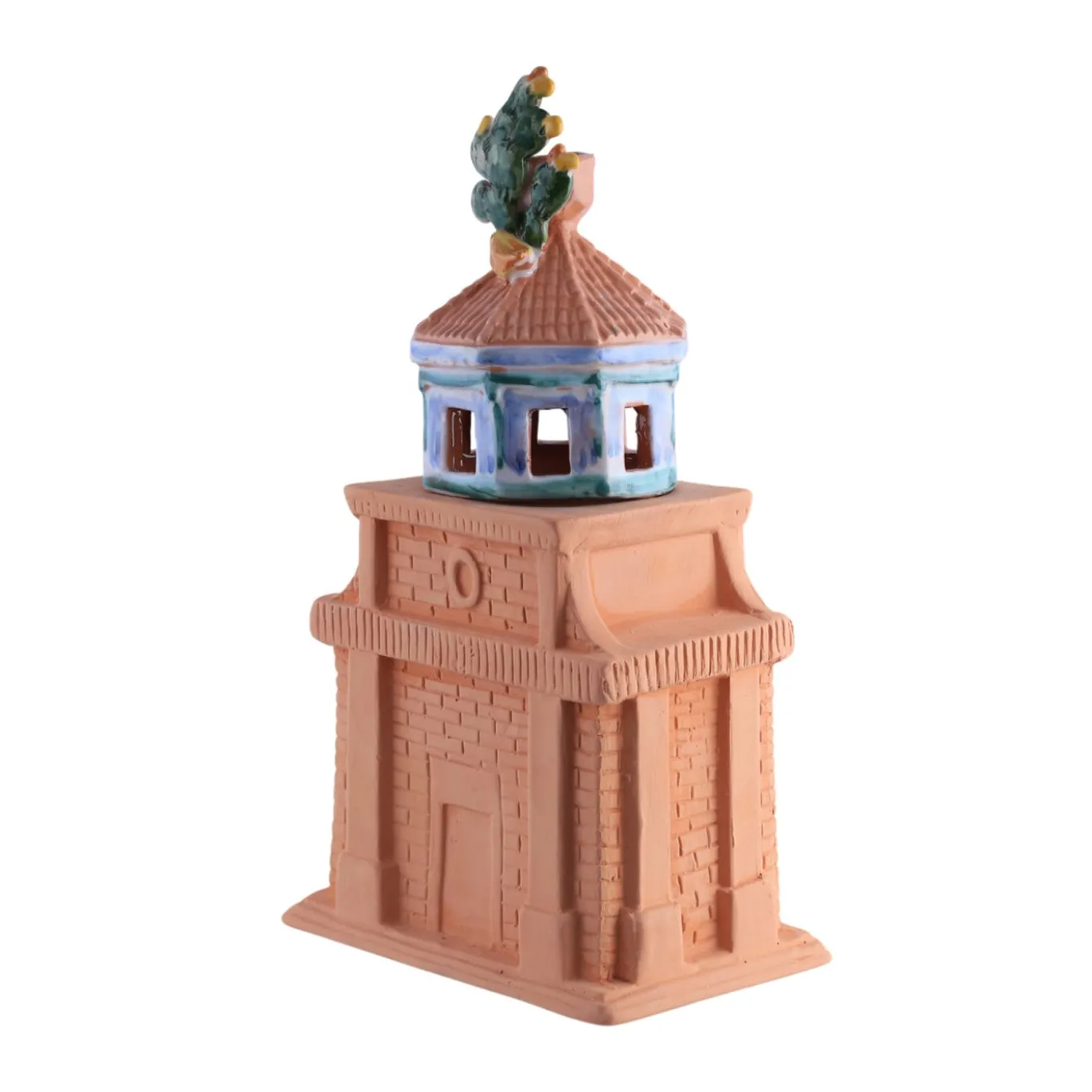 Portacandele in terracotta Felicissima San Giorgio Dei Genovesi