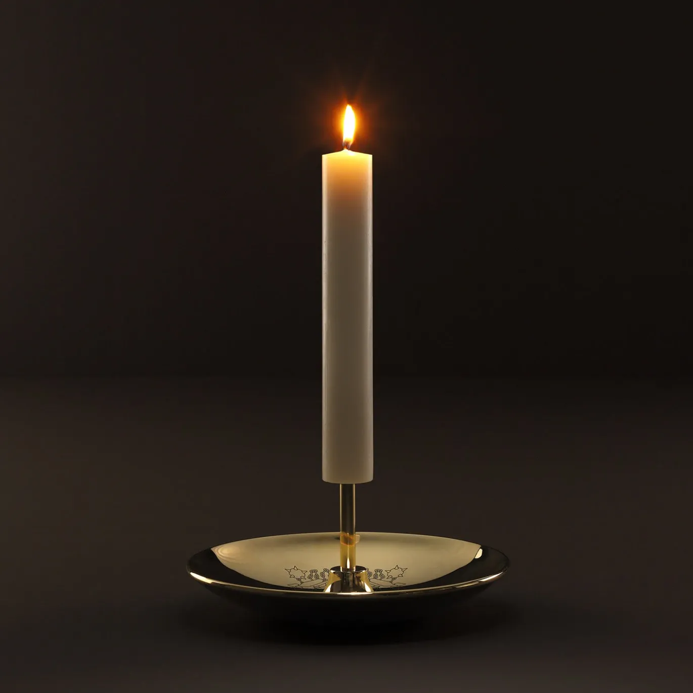 Portacandele oro in ottone lucido di Studio Job