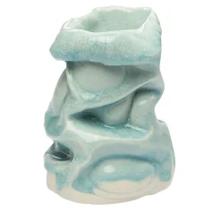 Portacandele Stones in Porcellana Azzurro Chiaro #3