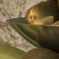 Portafrutta in acciaio inossidabile a due livelli