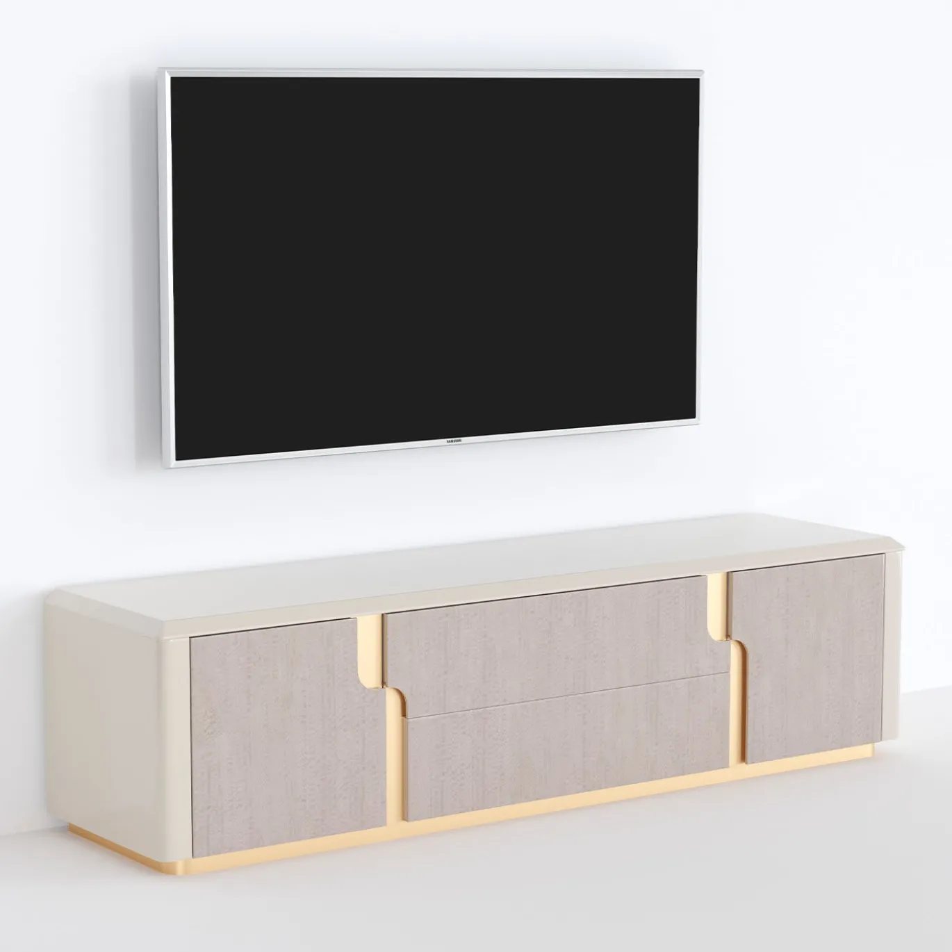 Porta TV Clizia grigio chiaro