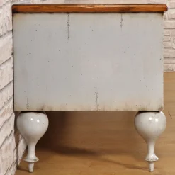 Porta TV Transizione '800 laccato grigio