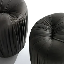 Pouf alto Drapè di Bartoli Design