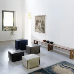 Pouf Big Bao grigio fango di Viola Tonucci