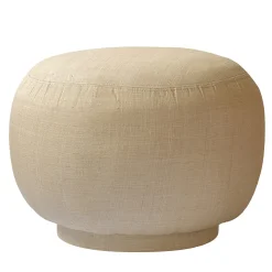 Pouf Bombo in rafia sabbia della Collezione Riviera