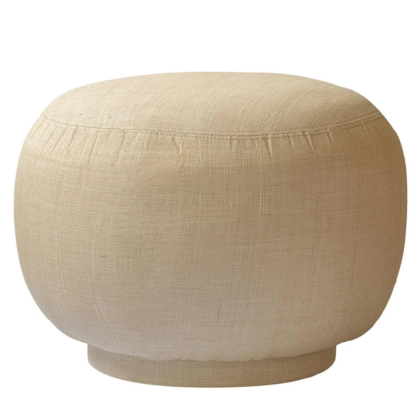 Pouf Bombo in rafia sabbia della Collezione Riviera