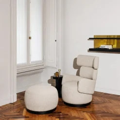 Pouf Boris Beige di Dainelli Studio