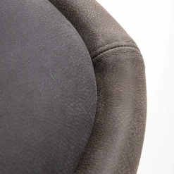 Pouf Caro bicolore marrone