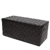 Pouf Castagno Lungo In Pelle Di Gualtiero Ballarini