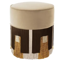 Pouf Cleo Beige di Lorenza Bozzoli