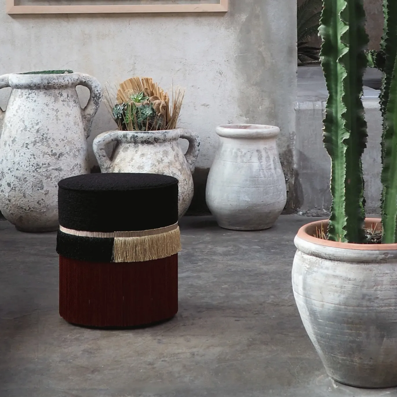 Pouf Clunis Line Lurex di Lorenza Bozzoli