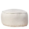 Pouf da esterno Soft Cay in tessuto beige