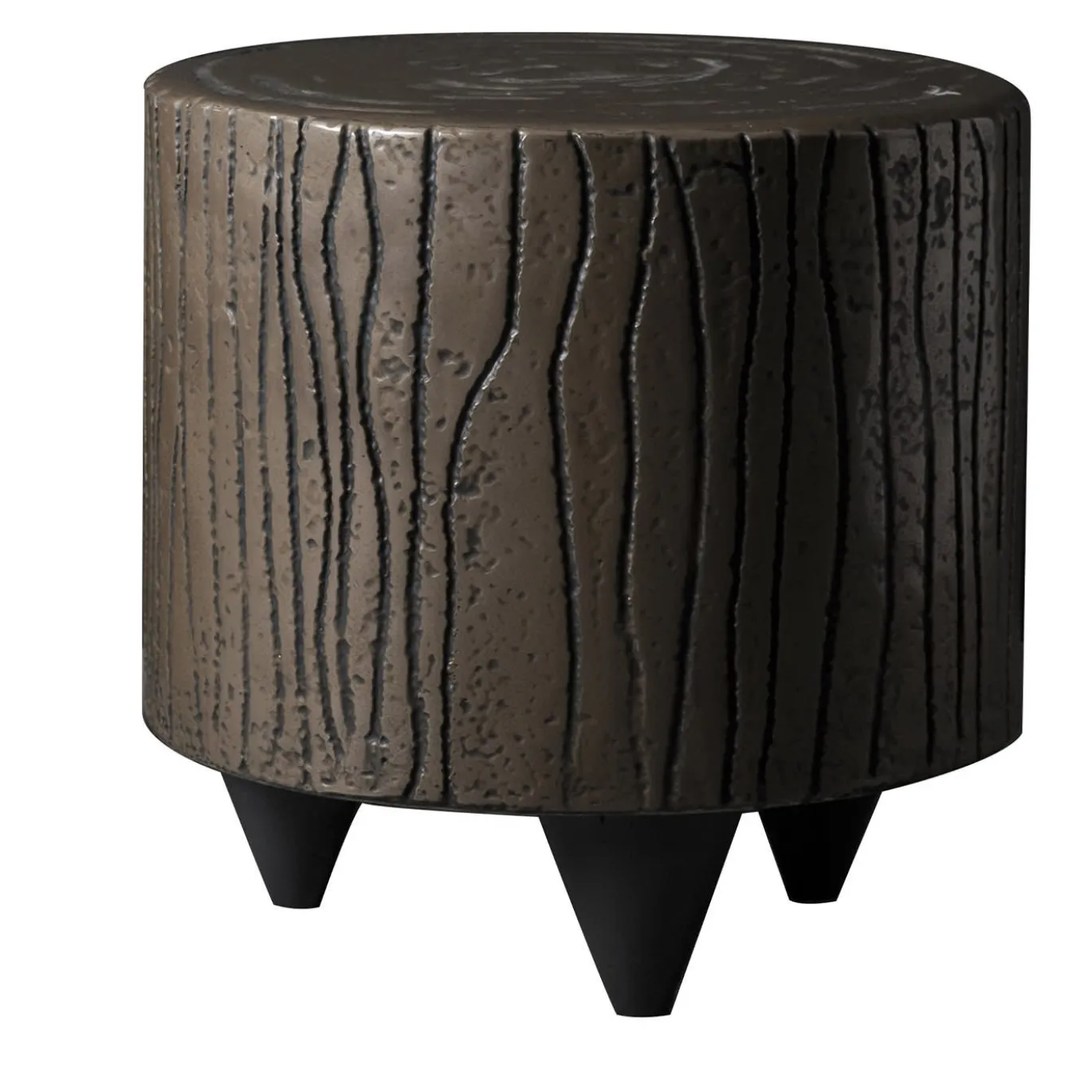 Pouf e tavolino basso in bronzo #2
