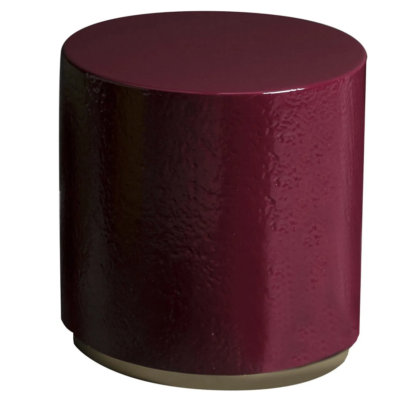 Pouf e tavolino viola