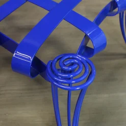 Pouf Garden blu di Carlo Rampazzi